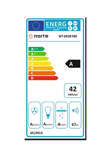 Narte HI30190W 90 CM Beyaz Ada Tipi Davlumbaz