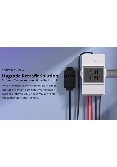 Pazly Sonoff Thr316d Akıllı Nem Ve Sıcaklık Anahtarı, 16a Wi-fi, Ses Kontrolü Uyumlu