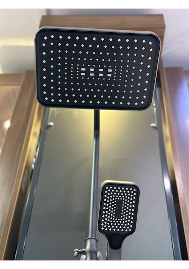 Nefa Yapı Gri Dijital Fonksiyonel Tuşlu Duş Seti Diğer