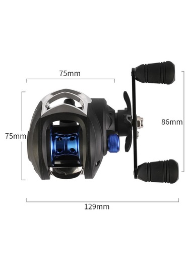 Homyl Baitcasting Reel Süper Kompakt 8kg Max Sağ-el Sağ El Çok Renkli