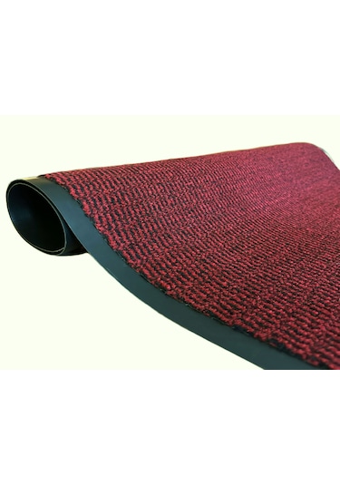 Bordo Kapı Önü Paspas Nem Alıcı Paspas 60 X 90 Cm Bordo