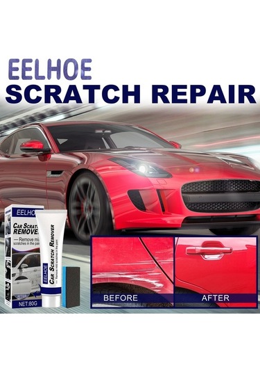 Besthome1 Eelhoe 80g Otomobil Çizik Tamir Kiti - Cila Ve Parlatıcı Wax Seti Kutulu