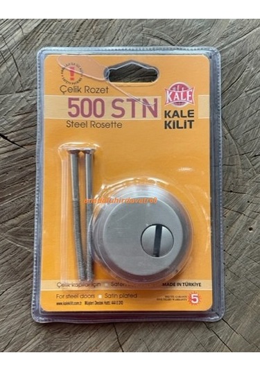 Kale Pirinç Saten Renk Çelik Kapı Silindir Rozeti Barel Rozeti Kapı Göbeği