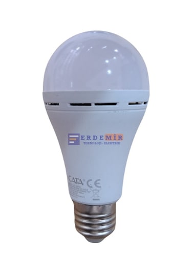 Cata Ct-4229b 9w Şarjlı Led Ampul - Beyaz