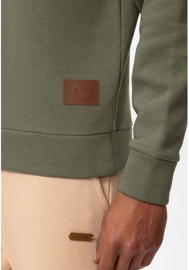 Seppe Erkek Basic Sweatshirt Haki