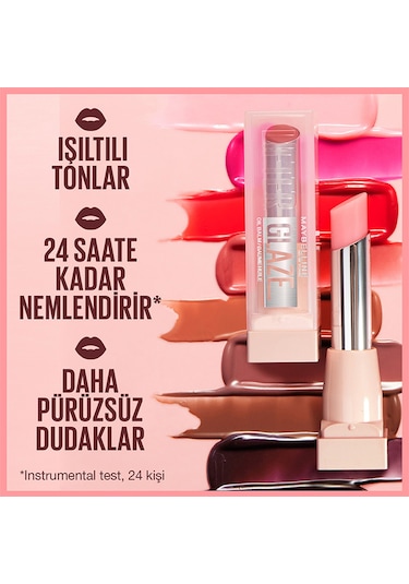 Maybelline New York Lifter Glaze Renkli Dudak Balmı 003 Rose Bite