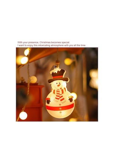 6 İn 1 Led Noel Kolye Dize Işıklar Usb Tatil Dekorasyon Işık Diğer