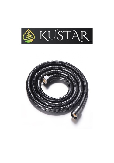 Kustar 3'lü Sabit Yüksek Basınçlı Masajlı Filtreli Aç Kapa Duş Başlığı Banyo Duş Seti Askı Ve Duş Hortumu Gri