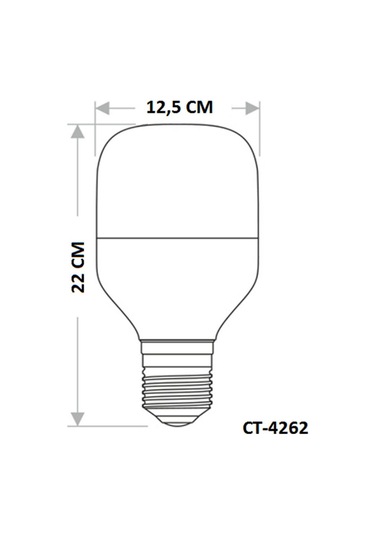 4262 55w Led Ampul 6400k Beyaz E27 Duy Beyaz Işık E27 Led Ampul 10 Watt Var