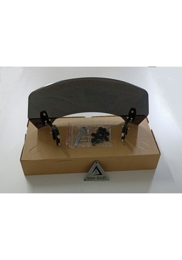 Üniversal Deflektör Rüzgar Saptırıcı Füme Renk Genişlik:320mm X Yükseklik:135mm