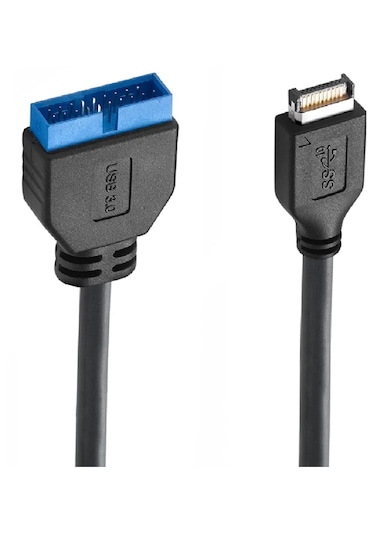 Usb 3.1 Type-e Male To Usb 3.0 19 20 Pin Dişi Uzatma Kablosu