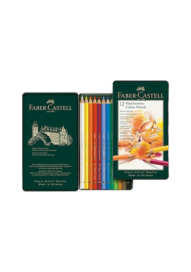 Faber-castell Polychromos Kuru Boya Kalemi 12 Renk