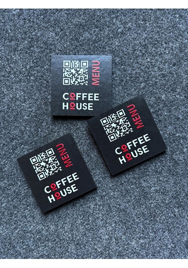 10 Adet Ahşap Qr Menü Otel, Bar, Cafe, Restaurant Barkod Masaüstü Qr Kod