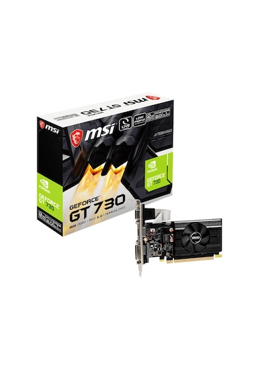 MSI NVIDIA GeForce GT 730 N730K-2GD3/LP 2 GB DDR3 64 Bit Ekran Kartı