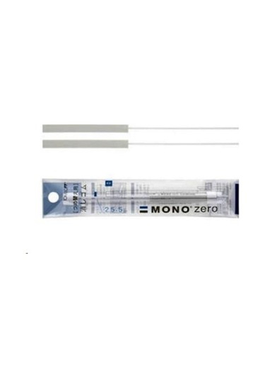 Tombow Mono Zero 2.5 x 5 MM Yassı Uçlu Kalem Silgi Yedeği 2'li Paket