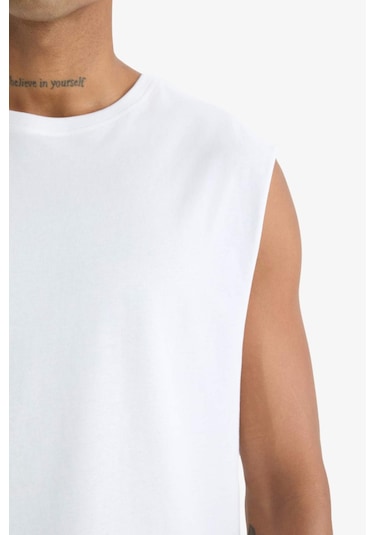 DeFactoFit Boxy Fit Bisiklet Yaka Sporcu Atlet A1821AX25HSWT80