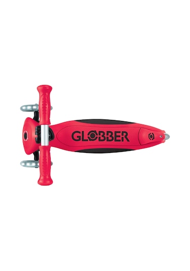 Globber Elite Deluxe Işıklı Scooter - Kırmızı