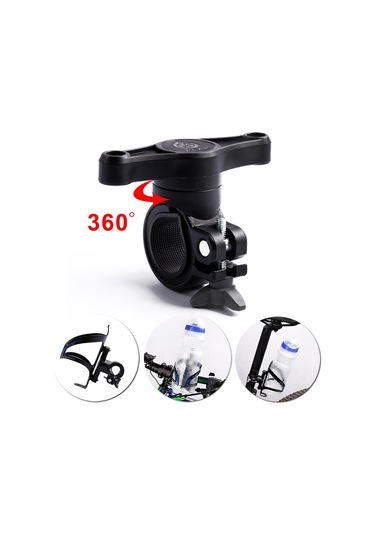 Homyl Bisiklet Su Şişesi Kafesi Tutucu Koltuğu Sonrası Eyer Siyah