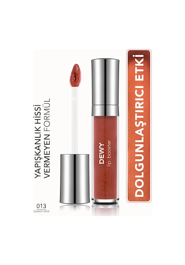 Dewy Lip Booster Dolgunlaştırıcı Etkili Yarı Transparan Dudak Parlatıcısı 8682536094061 013 Scarlet Spıce