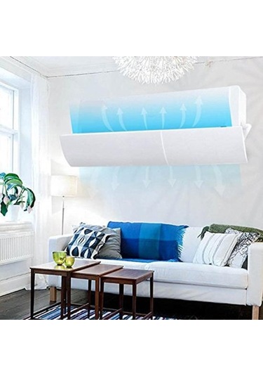 Ayarlanabilir Klima Önleyici Rüzgar Doğrudan Üfleme Hava Kalkanı Deflektör Bölme Paneli