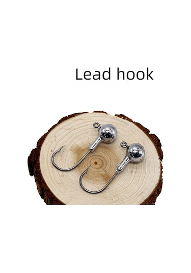 Xiyyadms 50 Adet/poşet 5g Kurşun Başlı Olta İğnesi - Keskin Uç, Dayanıklı Malzeme, Yumuşak Yem Ve Lure Olta İçin Uygun - Olta Takımları Toptan Satış