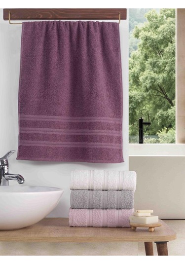 Havlu Takımı 4 Lü Yüksek Emici Gala 50x90 Cm Pudra