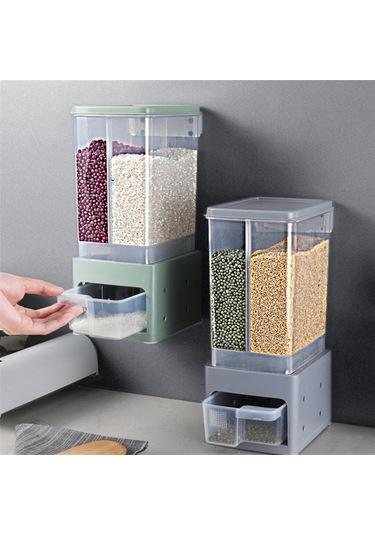 Gqiang Mutfak Pirinç Dağıtıcı 2 Izgaralar Mühür Tahıl Kutusu