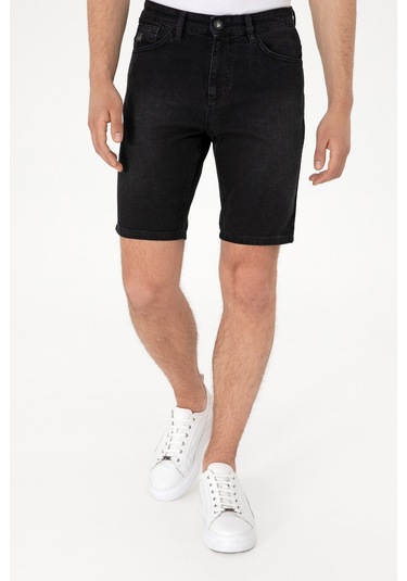 U.s. Polo Assn. Erkek Siyah Şort Jean 50304344-dn0027 Siyah
