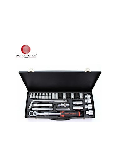 WorldForce 11350 1/2'' Uzatmalı Lokma Takımı 26 Parça