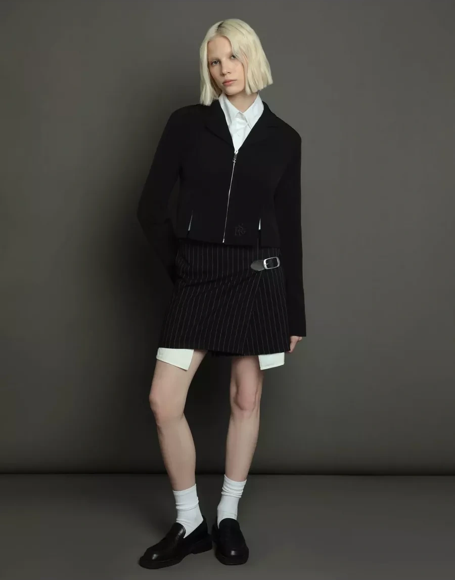 Gloria Jeans Nakışlı Siyah Ceket 242514481 Siyah