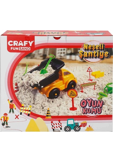 Crafy Neşeli Şantiye Oyun Kumu Seti 500 G 14 Parça