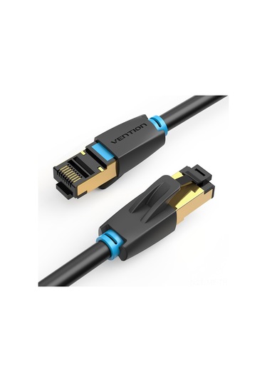 Mufunye Ventıon Cat8 Sftp 40gbps 2000mhz 1.5m Ağ Kablosu - Tam Bakır Çift Ekranlı, Altın Kaplı Rj45 Kristal Uç, Oyun Ve Ev/ofis Kullanıma Uygun