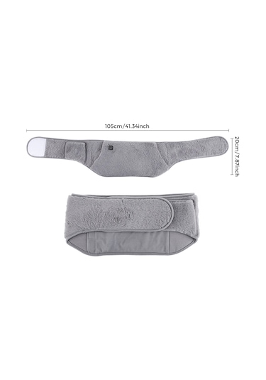 1-5 Adet 3 Seviyeli Elektrikli Isıtma Yastığı Soğuk Geçirmez Rahim Kemeri Soğuk Gray 2pcs