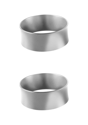 1/2/3/5 58mm Espresso Dozaj Hunisi İçin Kahve Dozaj Halkaları Gümüş 75,3x29mm 1 Set Diğer