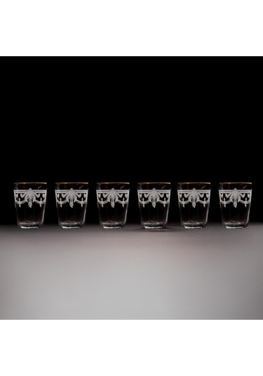 Torino Gerçek Altın Su Bardak 6renk 6lı -3486 Çok Renkli