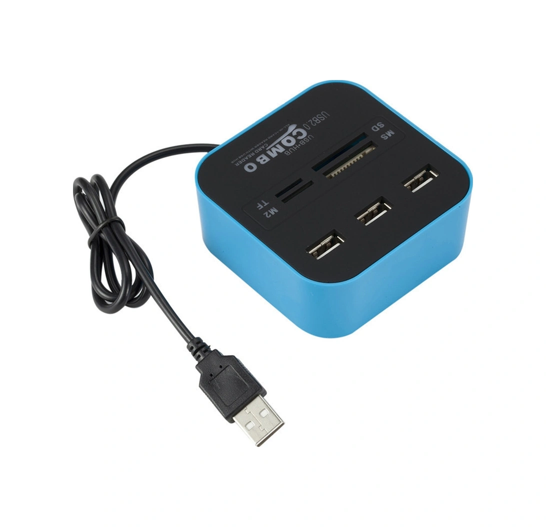 Sones 7'si 1 Arada Combo Usb 2.0 Hub Okuyucu 7 Portlu