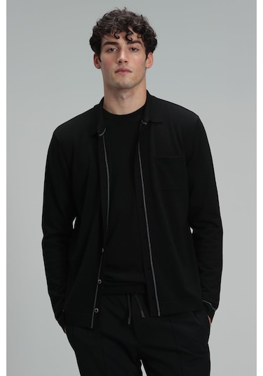 Lufian Orka Erkek Kazak Siyah 112090099100100 Siyah