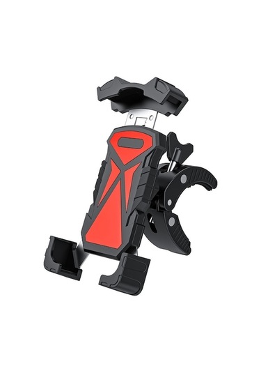 Rogfer Dış Mekan Bisiklet Mekanik Kilitli Telefon Tutucu Kırmızı Kırmızı Kırmızı