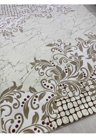 Tiffany Halı Tual 200x300 TF 318 Krem Pembe 6 M2 Halı !