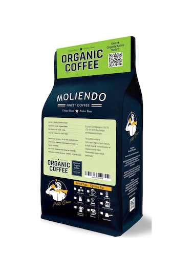 Moliendo Organic Colombia Excelso Yöresel Kahve Çekirdek 250 G