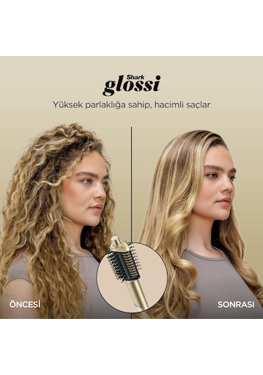 Shark Glam 4 Başlıklı Düzleştirici ve Saç Şekillendirici