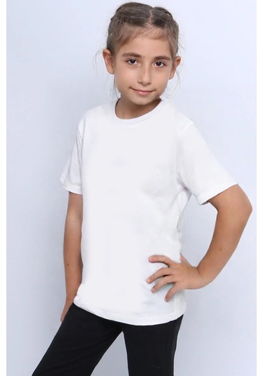 Hçm Çocuk Tshirt Düz Renk C52 Kırmızı