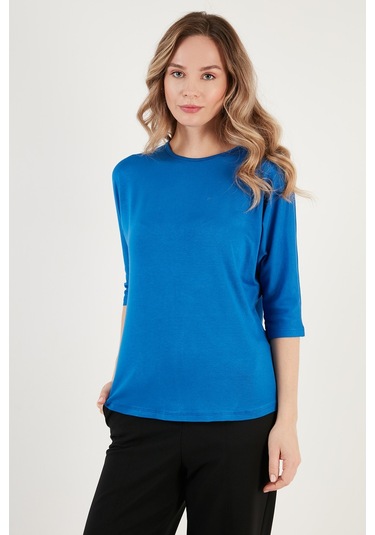 Lela Bisiklet Yaka Truvakar Kol Bayan Bluz 5861416Y Saks