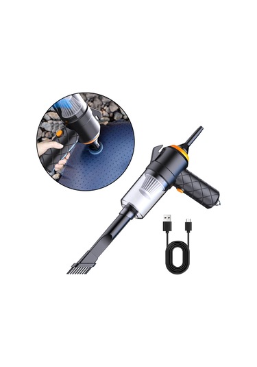 Suntek Elde Taşıma Kompakt Çok Yönlü Hava Tozu Ev Otomotiv Halı Siyah