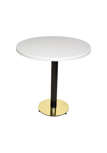 Beymobilya Karanfil Werzalit Yuvarlak Gold Masa Q80 (545562247)