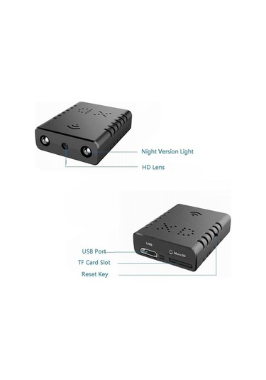 Tongxida Gece Görüşlü, Hareket Algılamalı, Sd Kart Depolamalı Kablosuz Güvenlik Kamerası - İç Ve Dış Kullanım, Android Ve İos Çok Renkli