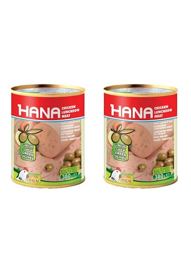 Hana Yeşil Zeytinli Salam 2 x 380 G