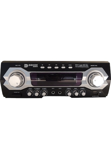 Denox Dxv - Logıc 802 Mic 120W Stereo Amfi