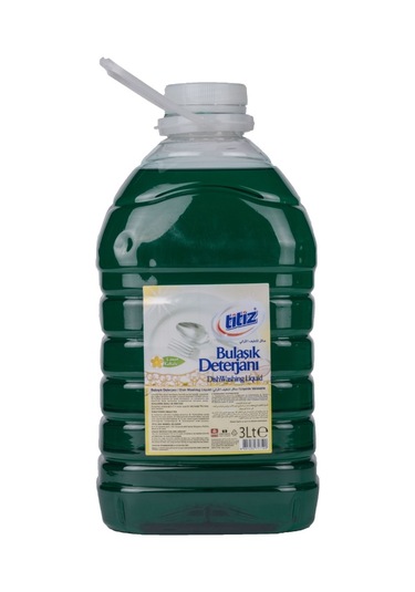 Titiz Sıvı Bulaşık Deterjanı Yeşil Limon 3 L