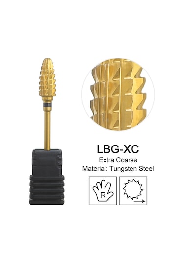 Konik Namlu Tırnak Matkap Uçları Tungsten Karbür Çivi Taşlama Kafası Freze Kesici 4xc Sert Yumuşak Jel Kaldırma Parlatma Dıy Araçları Sarı Mavi